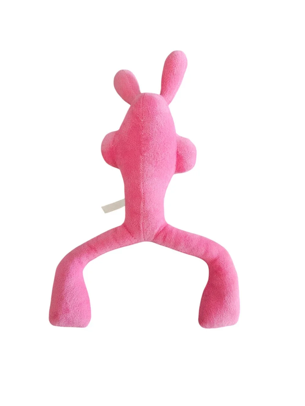 Rainbow Friends plush toy is a bright pink character